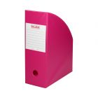 Pojemnik czasopisma 100mm różowy/Pink PVC Biurfol