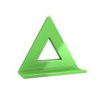 Magnes tablic 75x75 XL zielony Dahle trójkąt
