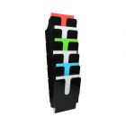 Półka ulotki A4/6 pion czarny Durable Flexiplus