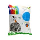 Balon 12 metaliczny srebrny (100) Fiorello
