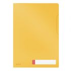 Folder A4 kieszonka na etykietę żółty Cosy Leitz