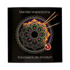 Kolorowanka terapeutyczna czarna zeszyt/1 Mandala