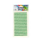 Dżety samoprzylepne zielone 4mm Brewis DS13