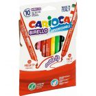 Flamaster 10kol dwustronne Birello Carioca
