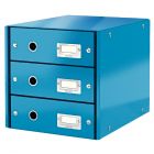 Pojemnik dokumenty 3szuflady niebieski C&S Leitz