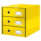 Pojemnik dokumenty 3szuflady żółty C&S Leitz NewWOW