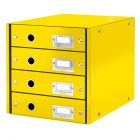 Pojemnik dokumenty 4szuflady żółty C&S Leitz NewWOW