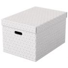 Pudełko domowe do przechowywania L białe (3)