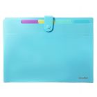 Teczka harmonijka A4/5 pastel niebieski Biurfol