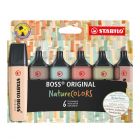 Zakreślacz 6kol NatureCOLORS Boss Stabilo 70/6-2-2