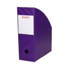 Pojemnik czasopisma 100mm fiolet/Violet PVC Biurfol