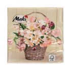 Serwetki 33x33 3w Pastel Flower Baskets 007301 (20)